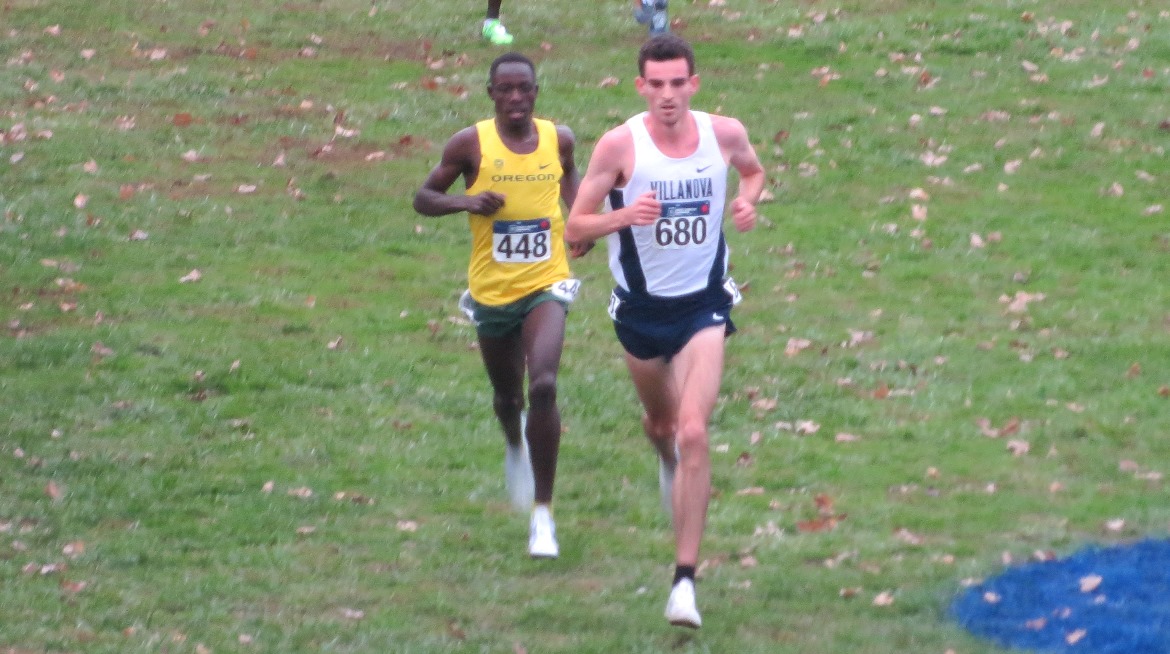 Cheserek & Tiernan NCAA XC 2015 Half-Way: Photo by RRW