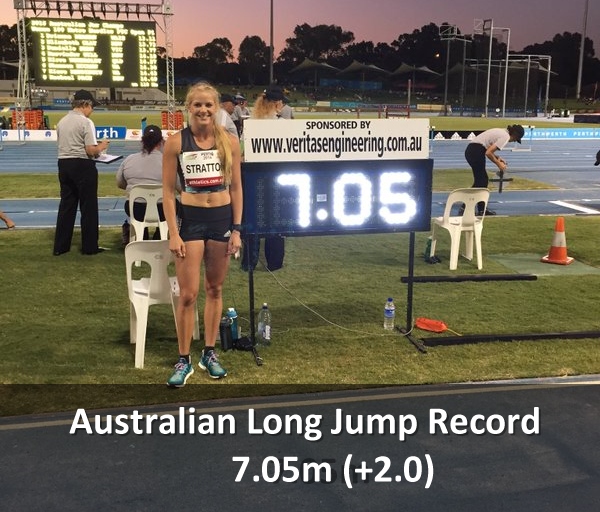 Brooke Stratton - (image courtesy of Athletics Australia)