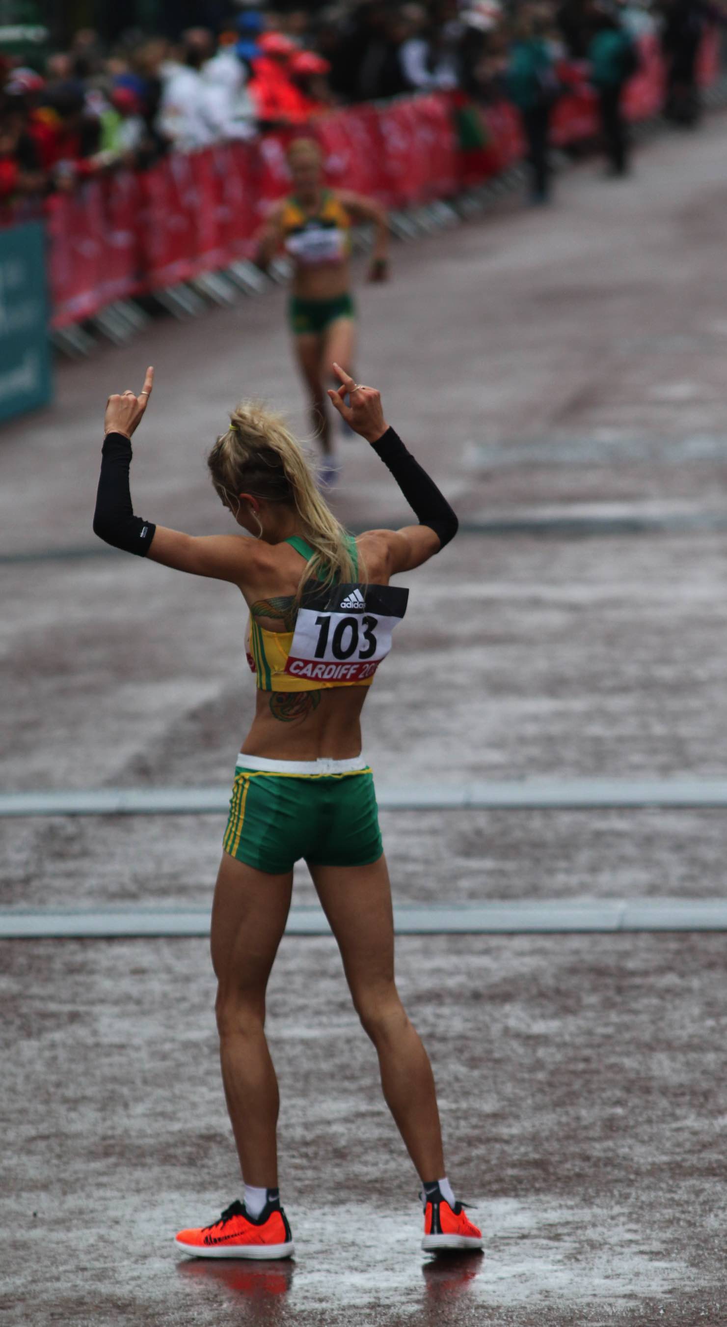 Milly Clark: World Half Marathon Championships: Cardiff, 26 MAR 2016: Photo by Keith McClure