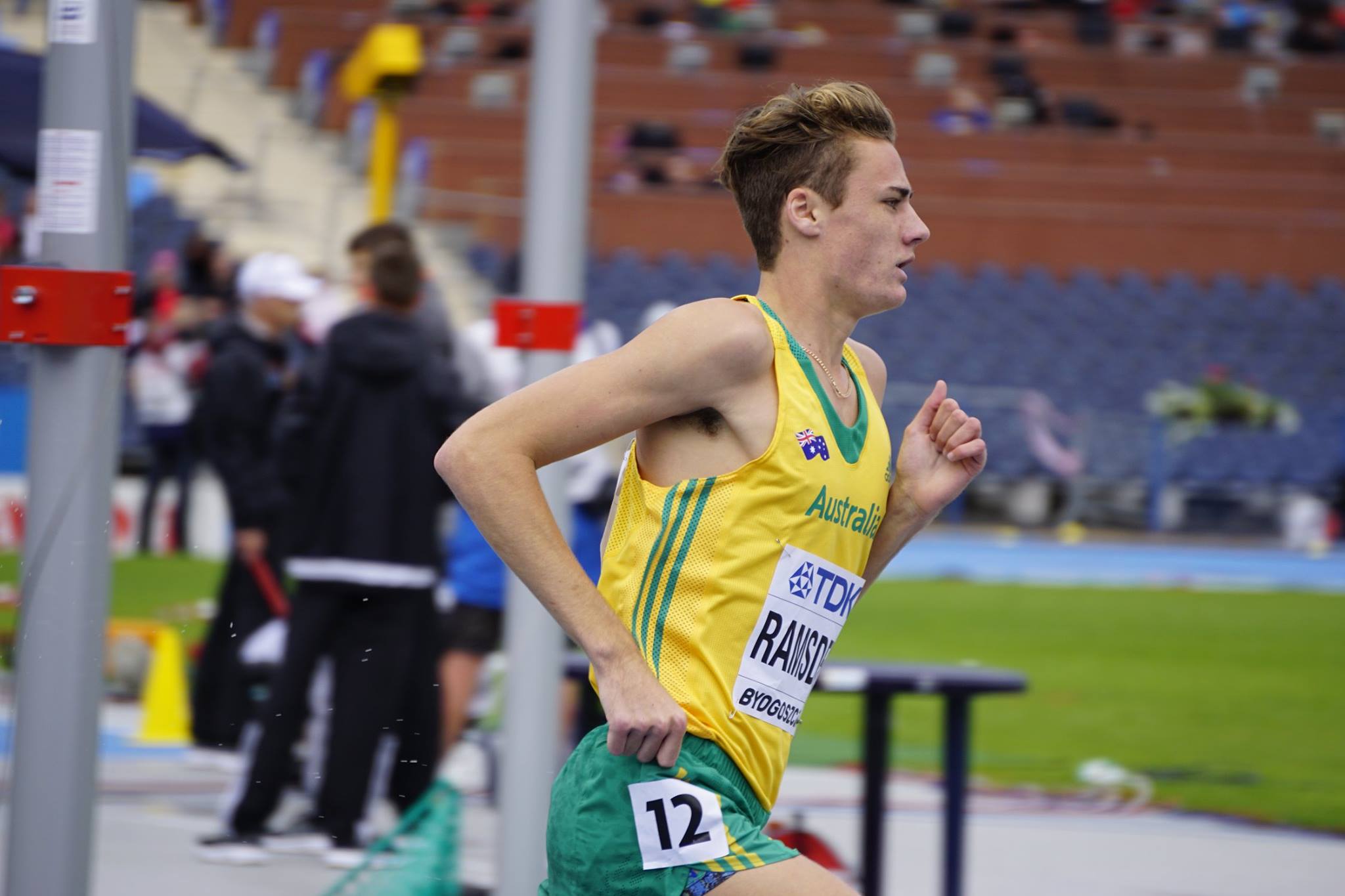 Matthew Ramsden at Stadion Zawisza Bydgoszcz: Picture thanks to Athletics Australia 