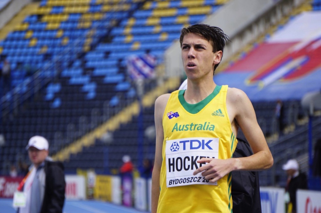 Photo of Isaac Hockey in Bydgoszcz, Poland ’16 thanks to Athletics Australia