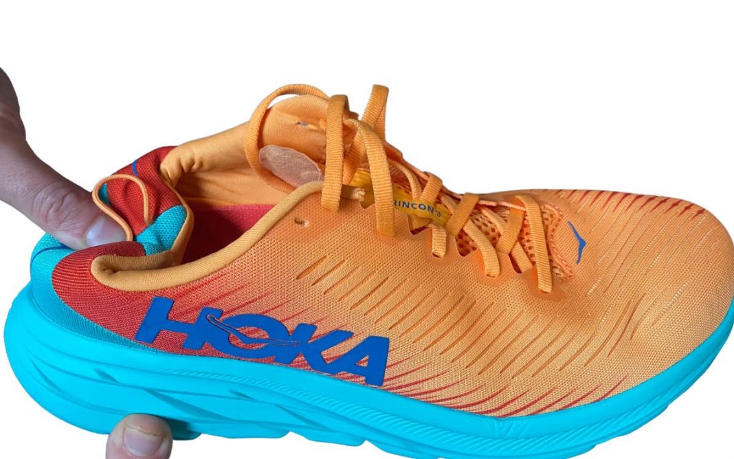running shoes with soft heel counter