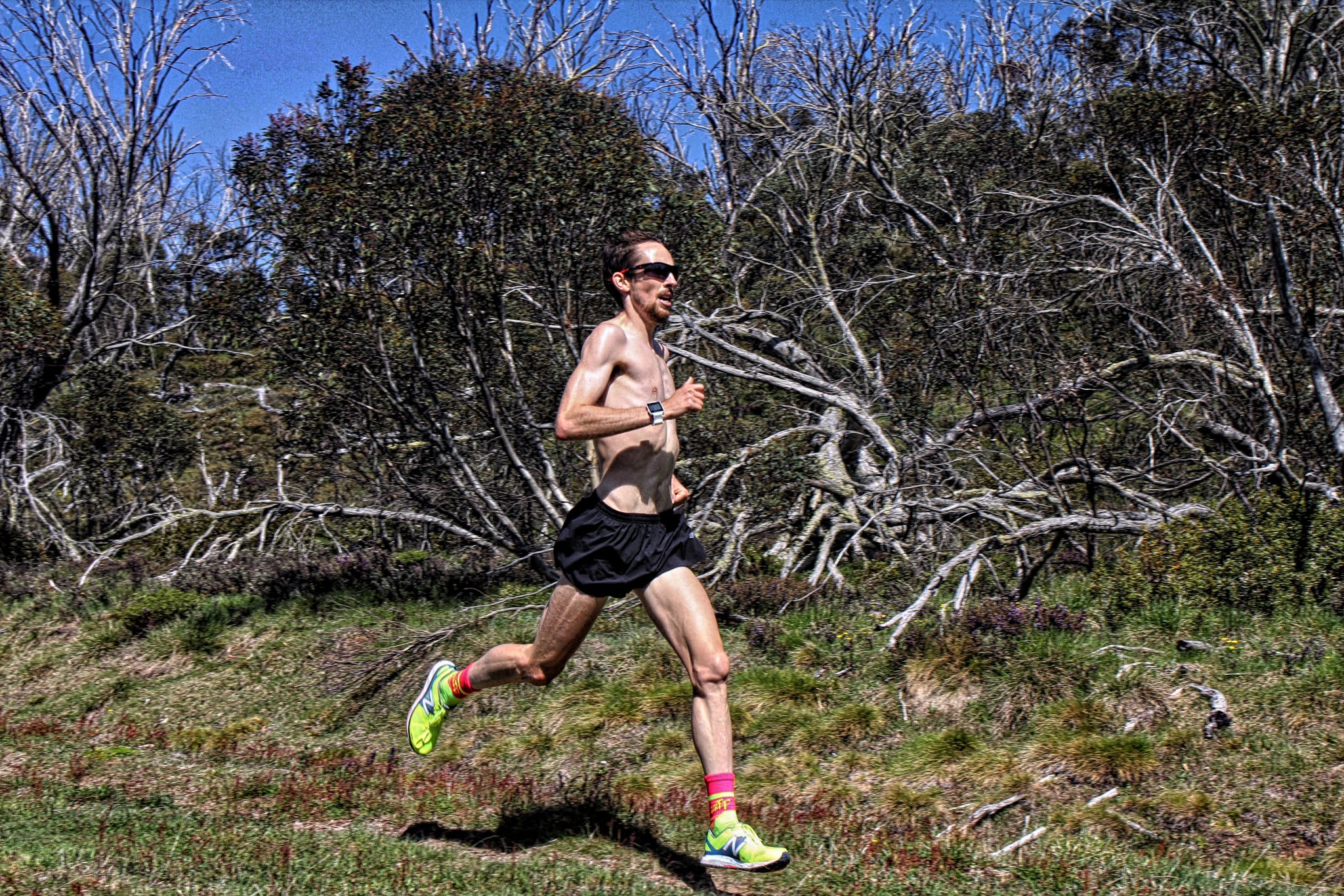 McNeill training at altitude, Falls Creek Victoria earlier this year with MTC