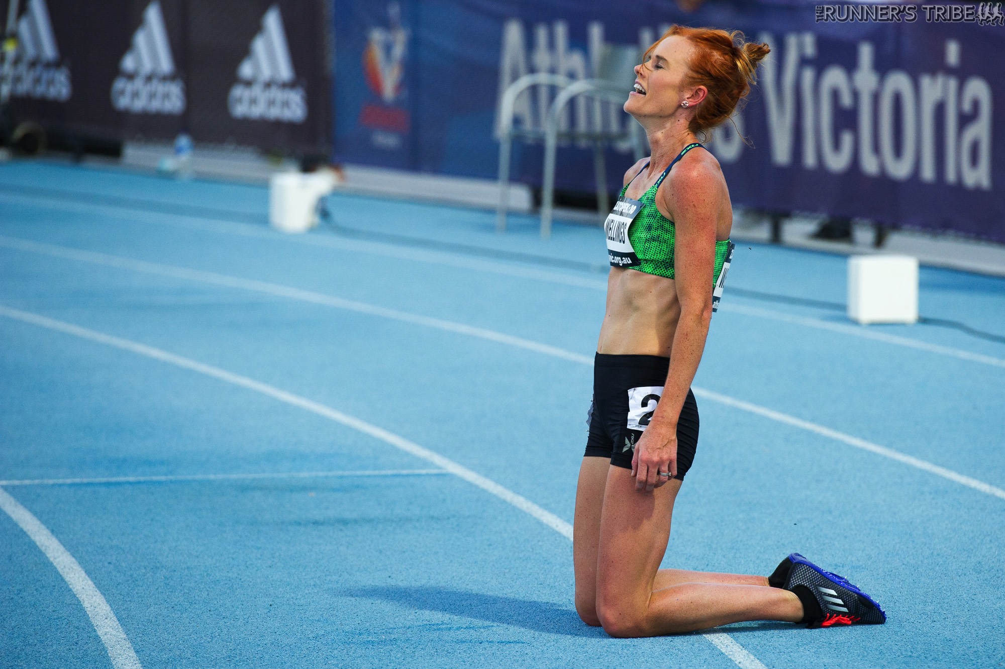 Eloise Wellings after winning Zatopek:10 2105