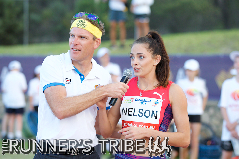 Ella Nelson and Dave Robertson at the Canberra Track Classic: Photo by David Wylie for RT