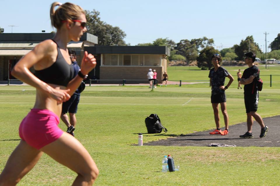 Zoe Buckman during MTC training session, Melbourne , Victoria 2016: Photo RT