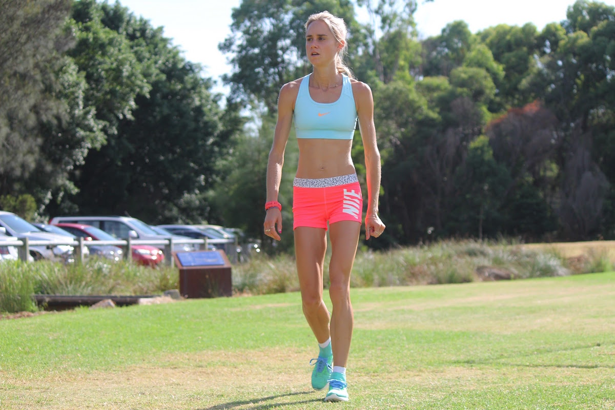 Milly Clark training in Sydney NSW 2016: Photo by RT