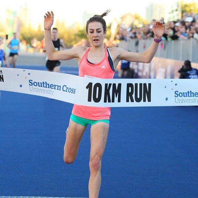 Leanne Pompeani: Winning the women’s Southern Cross University 10km Run at the Gold Coast Marathon 2016