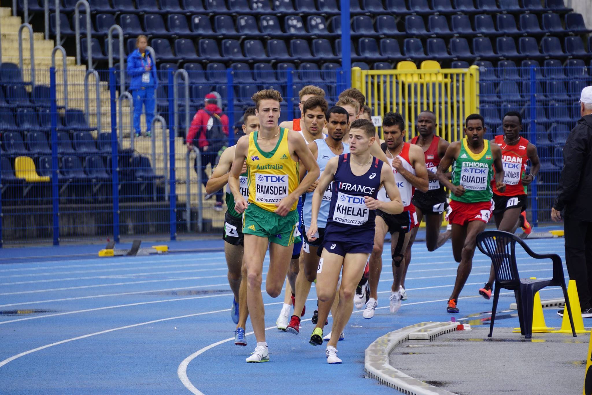 Matthew Ramsden at Stadion Zawisza Bydgoszcz: Picture thanks to Athletics Australia