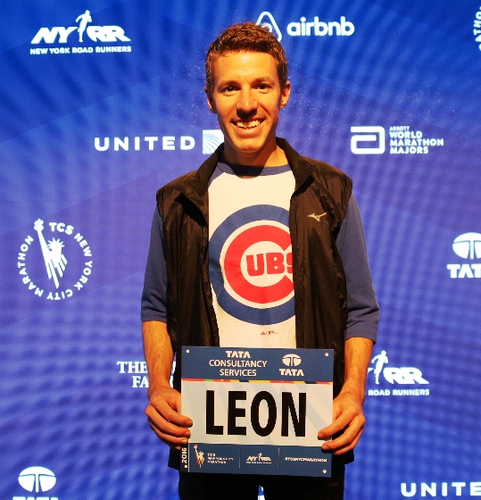Craig Leon in advance of the 2016 TCS NYC Marathon where he was the #2 American finisher in 2015 (photo by Chris Lotsbom for Race Results Weekly)