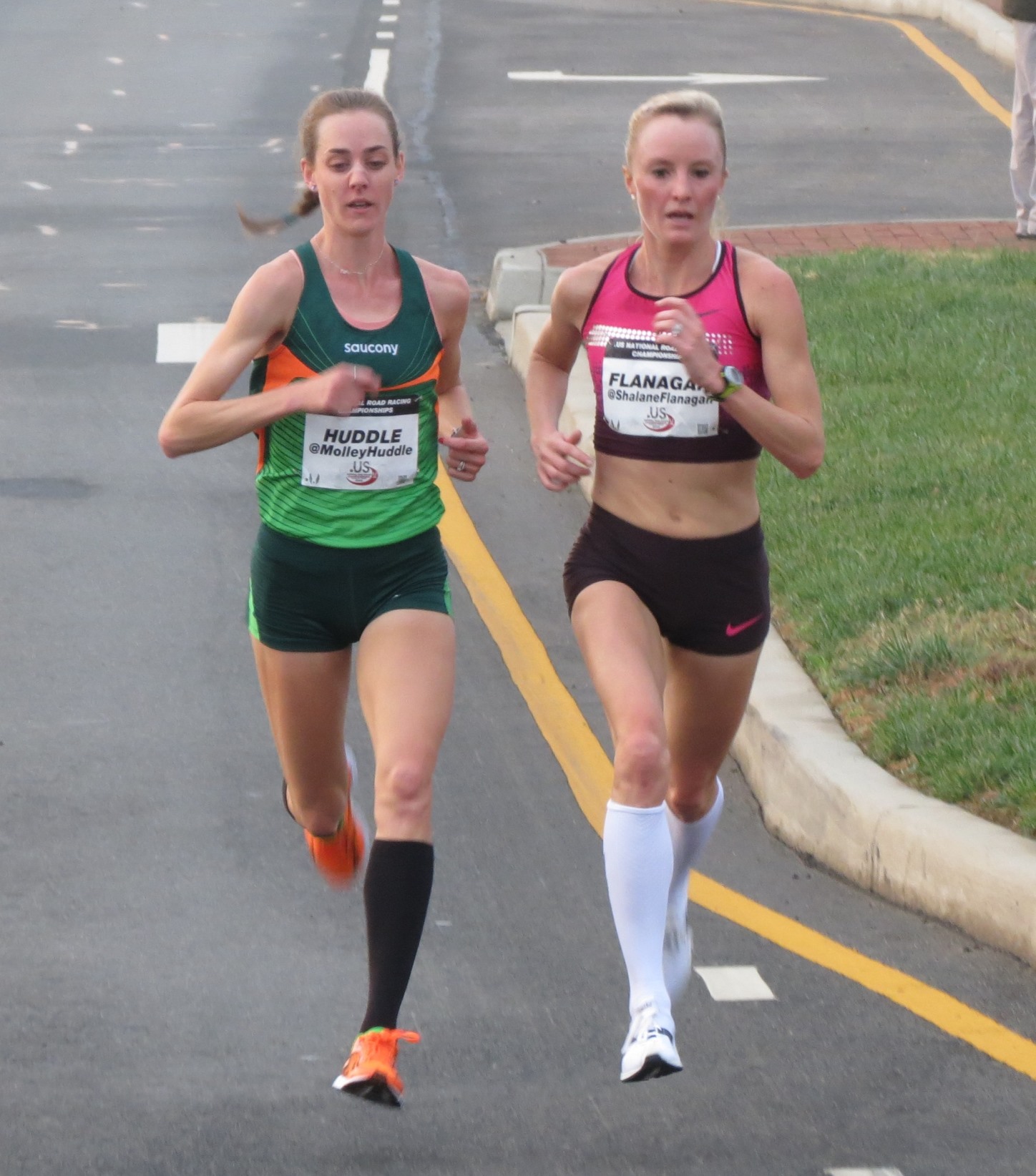 Molly Huddle, Shalane Flanagan 