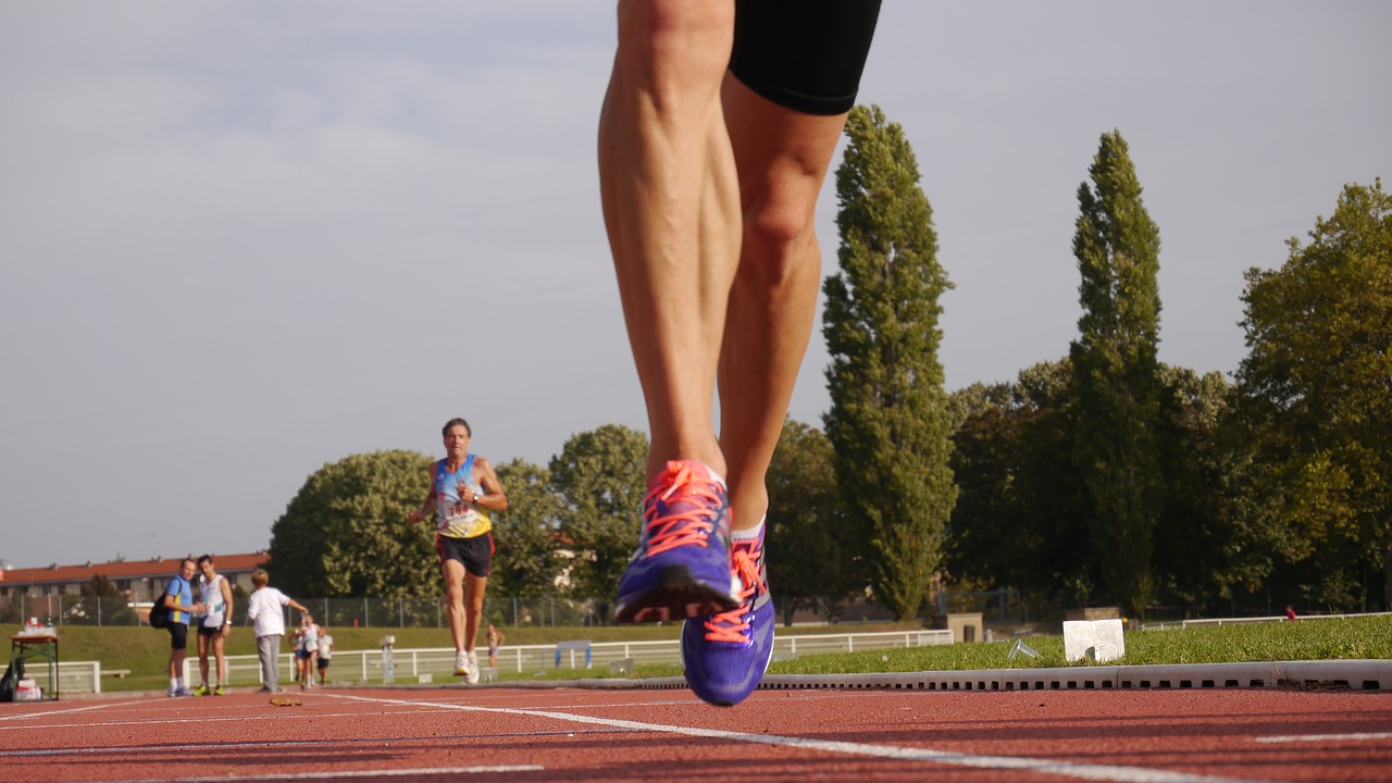 running shoes athlete's foot