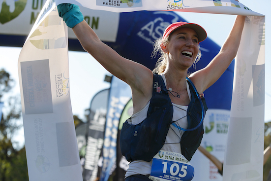 Claire O’Brien-Smith wins the Margaret River Ultra women's race
