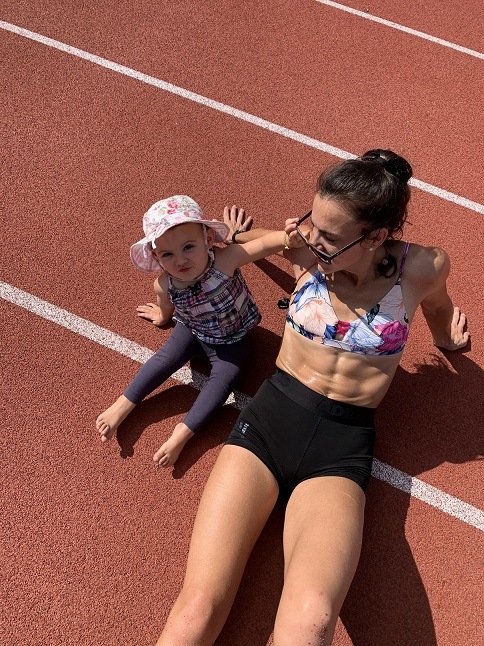 Lauren Reid and her daughter Ruby