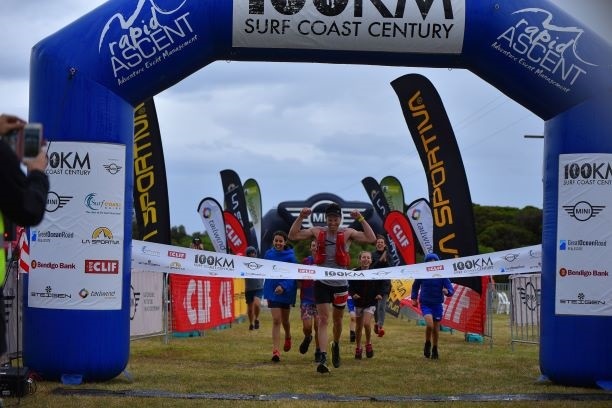 Ross Hopkins wint he Surf Coast Ce