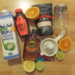 Materials for a DIY electrolyte solution.
